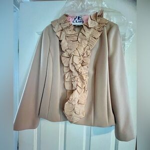 J. Crew Ruffle Front Blazer